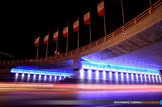 نورپردازی میدان امام حسین(ع)