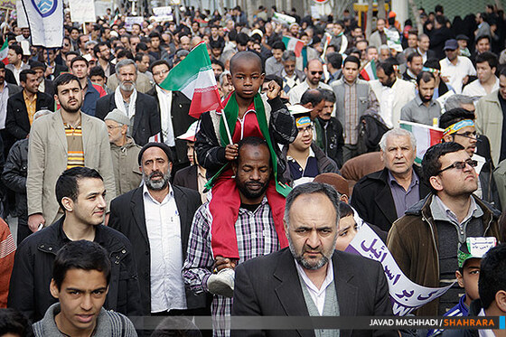 راهپیمایی 22 بهمن در مشهد