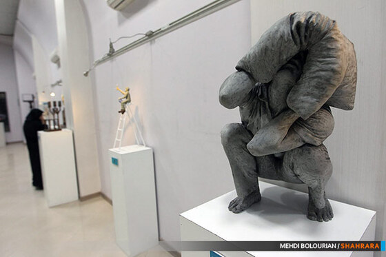  نمایش آثار دوسالانه مجسمه های شهری ایران 