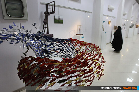  نمایش آثار دوسالانه مجسمه های شهری ایران 