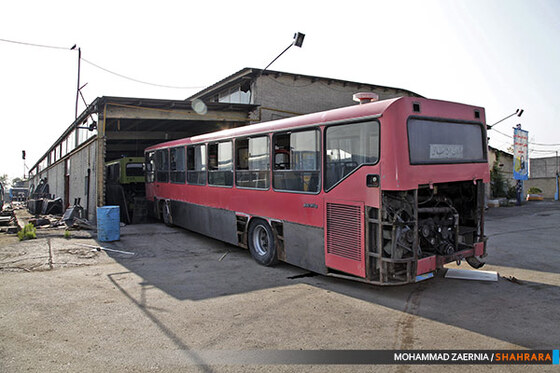 مرکز بازسازی اتوبوس های شهری