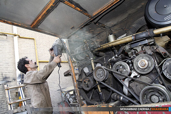 مرکز بازسازی اتوبوس های شهری