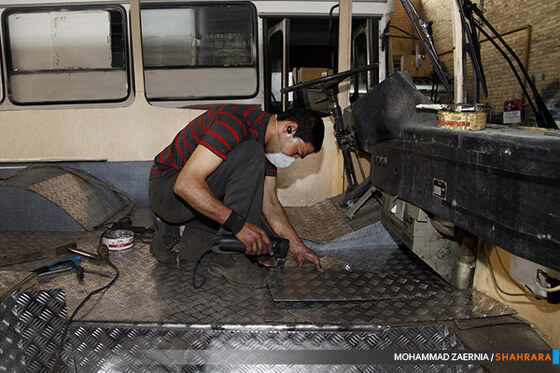 مرکز بازسازی اتوبوس های شهری