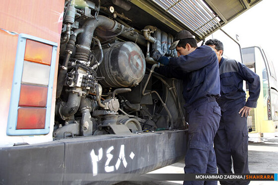 مرکز بازسازی اتوبوس های شهری