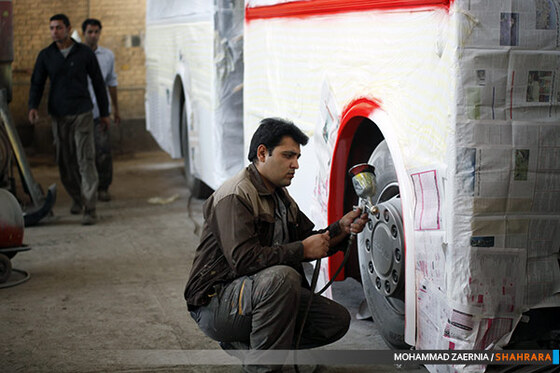 مرکز بازسازی اتوبوس های شهری