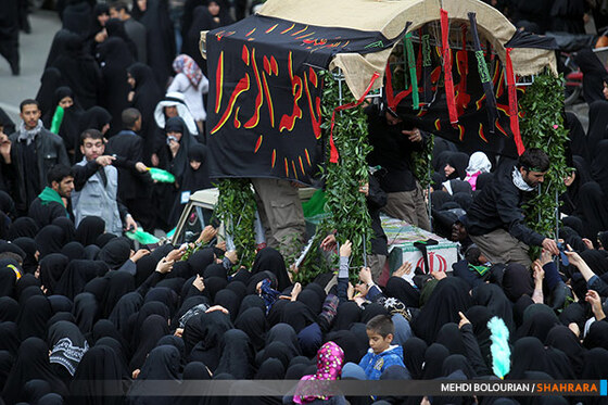 تشییع شهدای گمنام