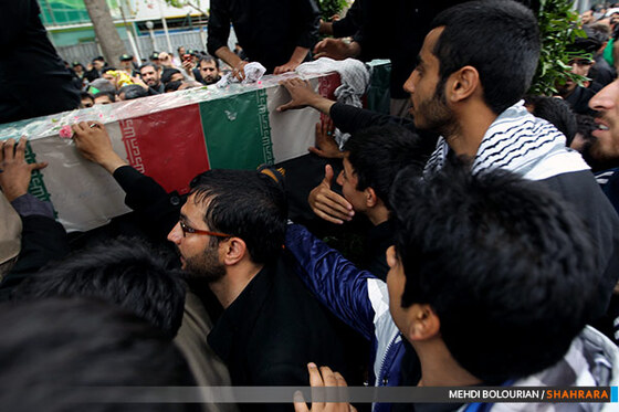 تشییع شهدای گمنام