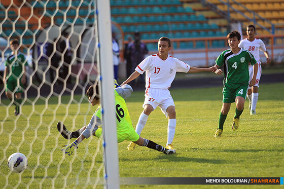 دیدار نونهالان ایران و ترکمنستان