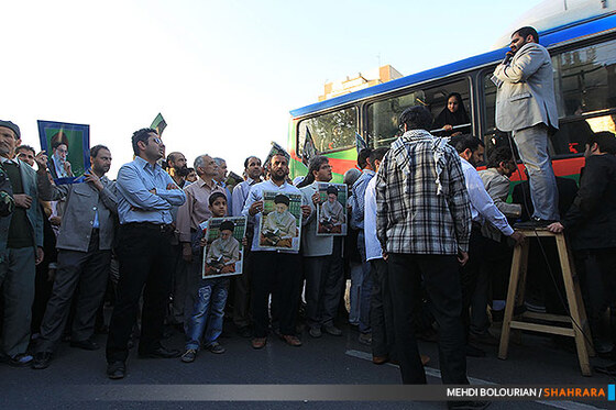 تجمع اعتراض آمیز  در هتک حرمت به بقعه حجربن عدی