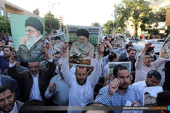 تجمع اعتراض آمیز  در هتک حرمت به بقعه حجربن عدی