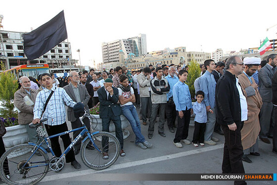 تجمع اعتراض آمیز  در هتک حرمت به بقعه حجربن عدی