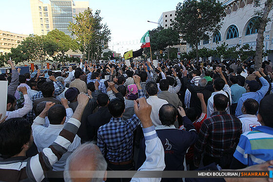 تجمع اعتراض آمیز  در هتک حرمت به بقعه حجربن عدی