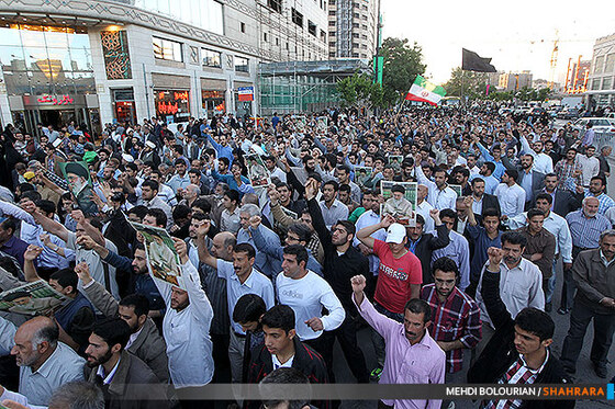 تجمع اعتراض آمیز  در هتک حرمت به بقعه حجربن عدی