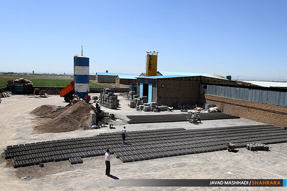 کارخانه تولید بلوکه سیمانی