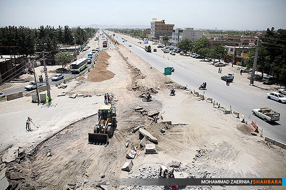 بهسازی مسیر آرامگاه فردوسی