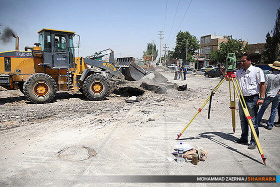 بهسازی مسیر آرامگاه فردوسی