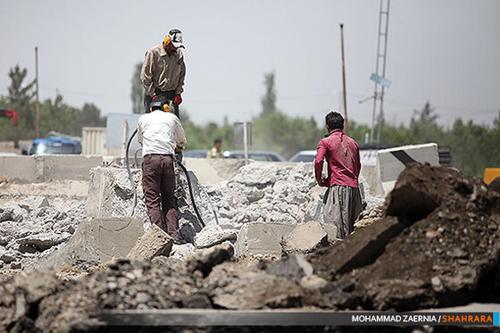 بهسازی مسیر آرامگاه فردوسی