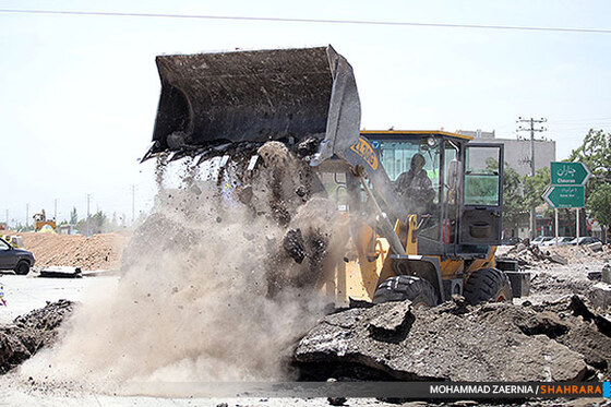 بهسازی مسیر آرامگاه فردوسی