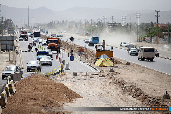 بهسازی مسیر آرامگاه فردوسی