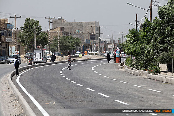 بهسازی مسیر آرامگاه فردوسی