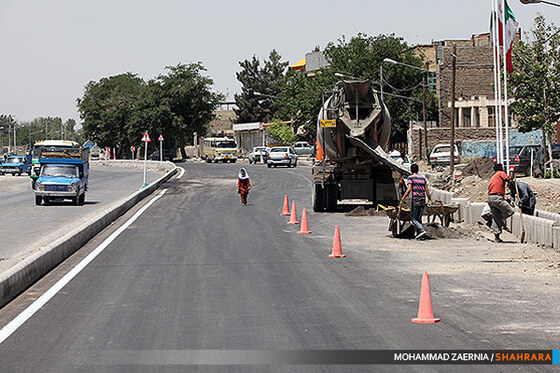 بهسازی مسیر آرامگاه فردوسی