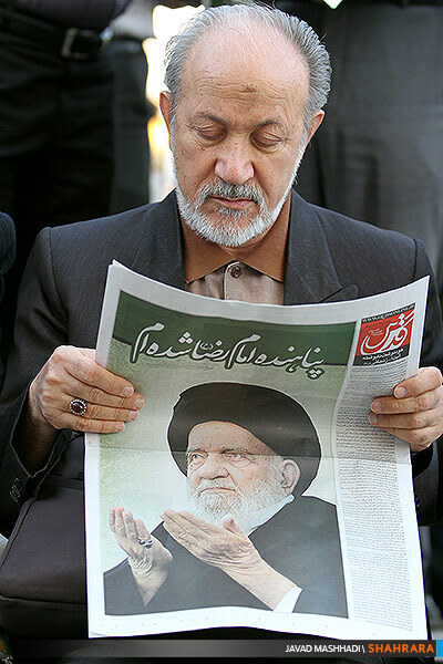 تشییع پیکر آیت الله زنجانی