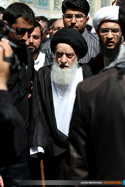 تشییع پیکر آیت الله زنجانی