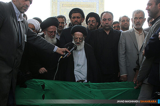 تشییع پیکر آیت الله زنجانی