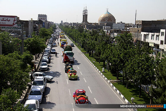 کارناوال گل در خیابان های مشهد