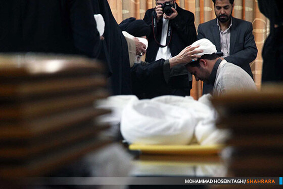 مراسم عمامه گذاری طلاب دانشگاه علوم اسلامی رضوی 