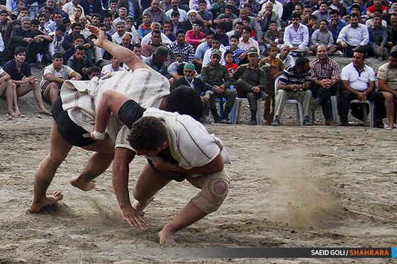 کشتی چوخه در محلات مشهد