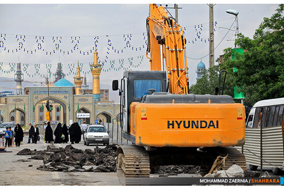 عملیات اجرایی فاز دوم خط یکBRT مشهد