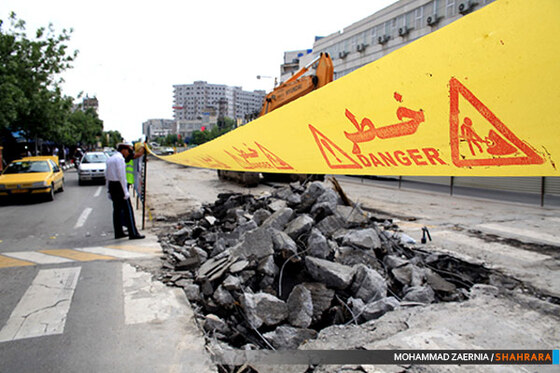 عملیات اجرایی فاز دوم خط یکBRT مشهد