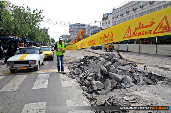 عملیات اجرایی فاز دوم خط یکBRT مشهد