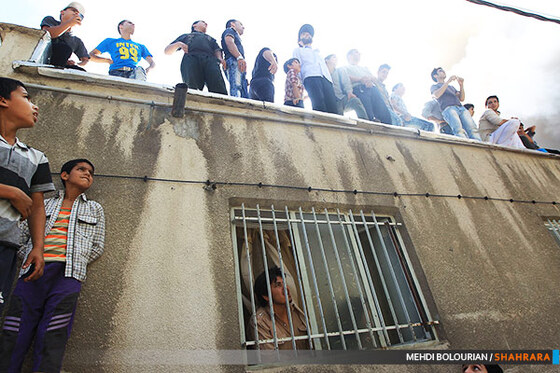 آتش سوزی گسترده کاروانسرای شاهرودی ها