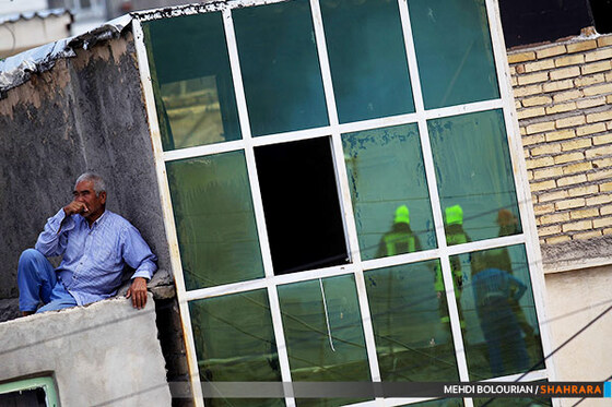 آتش سوزی گسترده کاروانسرای شاهرودی ها