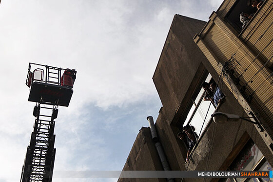 آتش سوزی هتل خیابان امام رضا(ع)