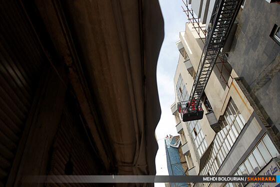 آتش سوزی هتل خیابان امام رضا(ع)