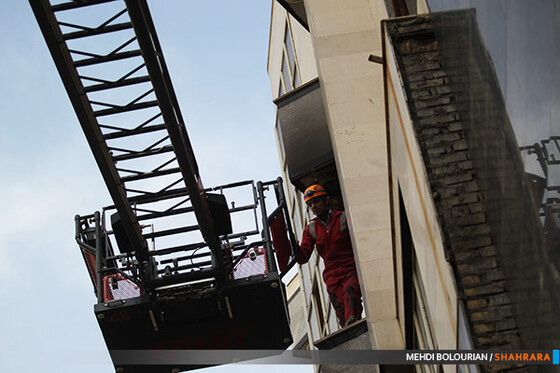 آتش سوزی هتل خیابان امام رضا(ع)