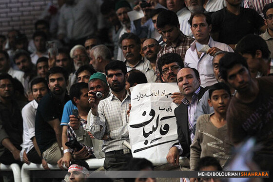 سخنرانی انتخاباتی قالیباف در جمع مردم مشهد