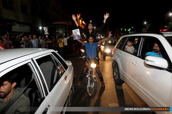 تجمع انتخاباتی حامیان کاندیداهای ریاست جمهوری