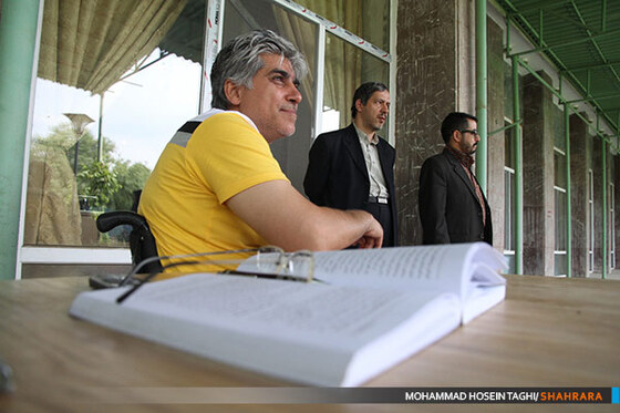 عیادت کارکنان روزنامه شهرآرا از جانبازان دفاع مقدس