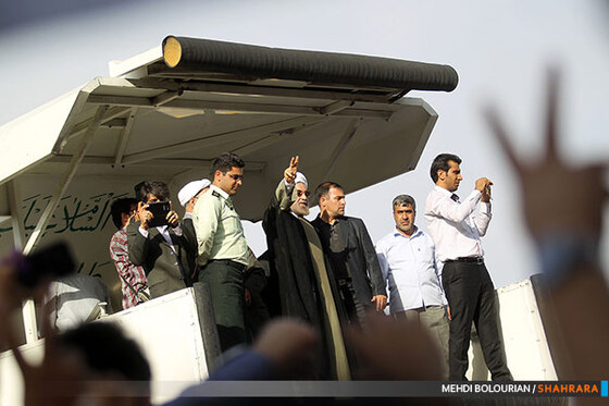 سفر انتخاباتی حسن روحانی به مشهد