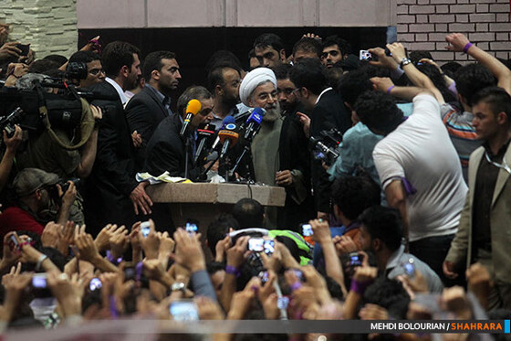 سفر انتخاباتی حسن روحانی به مشهد