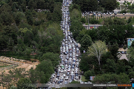 تصاویر هوایی مراسم "چراغ برات"
