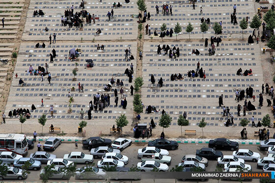 تصاویر هوایی مراسم "چراغ برات"