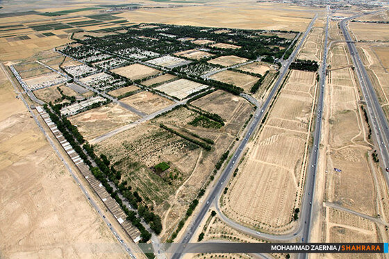 تصاویر هوایی مراسم "چراغ برات"