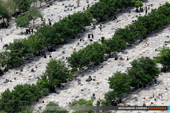 تصاویر هوایی مراسم "چراغ برات"