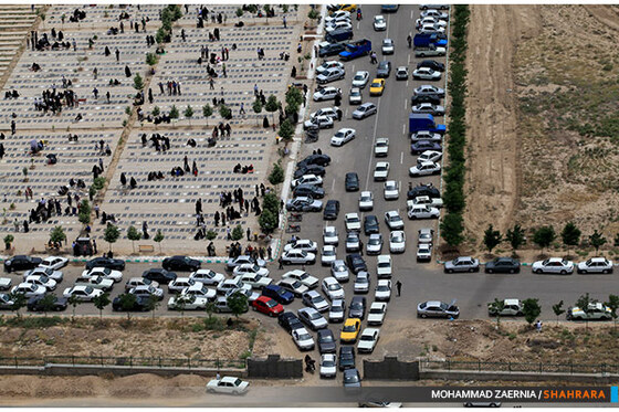 تصاویر هوایی مراسم "چراغ برات"