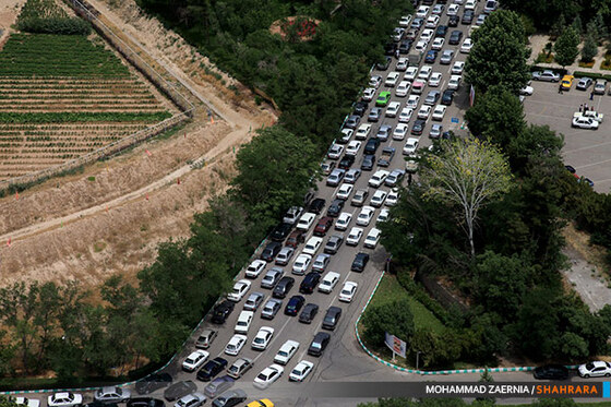 تصاویر هوایی مراسم "چراغ برات"
